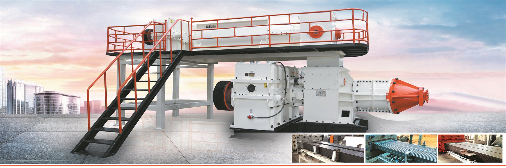 双级真空挤出机